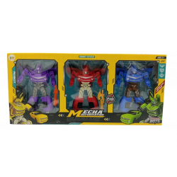 3'lü Transform Robot