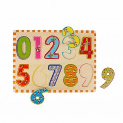 5215 -Wooden Puzzle Numbers 10 Parça