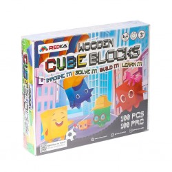5642 Wooden Cubes Blocks -