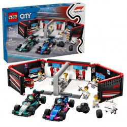 60444  City F1 Garajı ve Mercedes-AMG ve Alpine Arabaları 678 parça +7 yaş