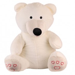 6251 70 CM OTURAN AYI BEYAZ