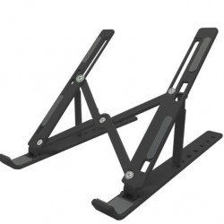 7 Kademeli Ayarlı Katlanabilir Laptop Tablet Standı Siyah