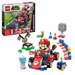 72043  Super Mario - İnteraktif  Mario ve Standard Kart 278 parça +7 yaş
