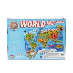 7375 Dünya Kültür Haritası Puzzle -Totteriq 7375 Dünya Kültür Haritası Puzzle -Totteriq