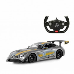 74100 Mercedes AMG GT3 2.4GHZ Işıklı Gri - NessiWorldman