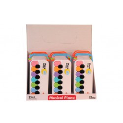 8881-1B DISPLAYDE RENKLİ BEYAZ PİYANO(Belirtilen fiyat, tekli satış için adet fiyatıdır)