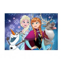90747NessiWorld Frozen Kuzey Işıkları 2x24 parça Ravensburger Puzzle