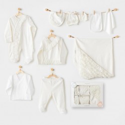 AC25311 Newborn Chic Girl 10'Lu Hastane Çıkışı Ekru
