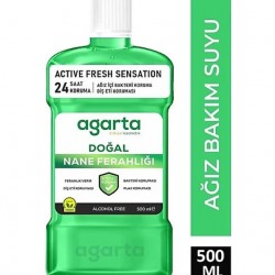 Agarta Doğal Ağız Bakım Suyu 500 ml Nane Özlü