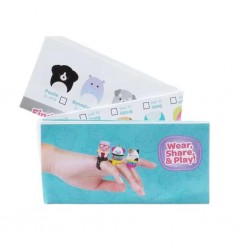 AL0001-1 Squish-a-longs 2 Figür + Yüzük Sürpriz Paket 24lü Display  Seri 1