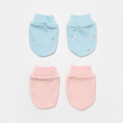 Always Happy 2'Li Bebek Eldiven 72230 Gül Kurusu Mint