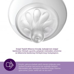 Avent Doğal Tepkili Natural Response 2'Li Biberon Emziği No:4 3+ Ay