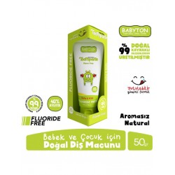 Babyton Organik Doğal Natural Diş Macunu 50 Gr