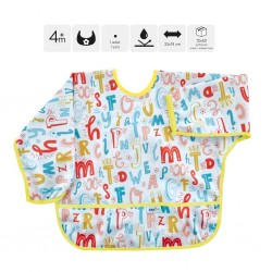 Baskılı BLW Kollu Önlük 784 Harf Desen