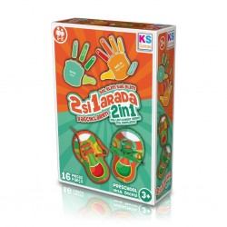 BE233 NessiWorld, Sol Elim Sağ Elim 2si1 arada Bağcıklarım / +3 yaş BE233 NessiWorld, Sol Elim Sağ Elim 2si1 arada Bağcıklarım / +3 yaş
