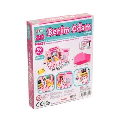 Benim Odam Maket 3 Boyutlu Puzzle Benim Odam Maket 3 Boyutlu Puzzle