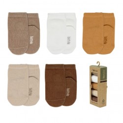 Bistyle 5'li Penye Soket Kutulu Basic Çorap 10131 Bej