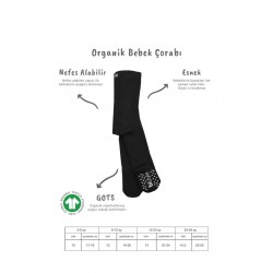 Bistyle Kaymaz Basic Külotlu Çorap 50501 Siyah(ADET FİYATIDIR)