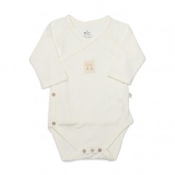 Bistyle Organic Modal Flying Balloons Kruvaze Uzun Kol Body BS17121 Ekru