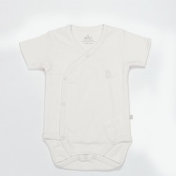 Bistyle Organik Natural Basic Style Kruvaze Yarım Kol Body BS17101 Ekru