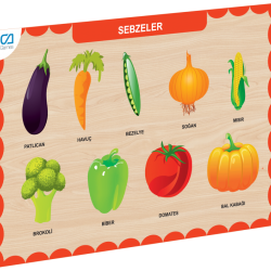 CAAHS-3205 CA GAMES AHŞAP SEBZELER BUL-TAK