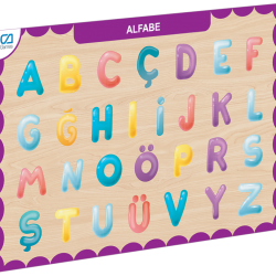 CAAHS-3208 CA GAMES AHŞAP ALFABE BUL-TAK