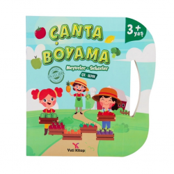 Çanta Kitap Boyama Kitabı Meyve ve Sebzeler Çanta Kitap Boyama Kitabı Meyve ve Sebzeler