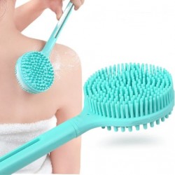 Çift Taraflı Silikon Uzun Saplı  Banyo Fırçası CM-331