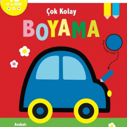 Çok Kolay Boyama Arabalı Resim Kitabım