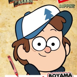 NessiWorld Esrarengiz Kasaba Maskeli Boyama Dipper NessiWorld Esrarengiz Kasaba Maskeli Boyama Dipper