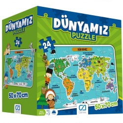 Dünyamız 24 Parça Yer Puzzle Dünyamız 24 Parça Yer Puzzle