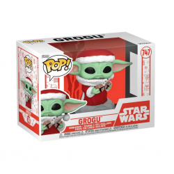 Funko POP  Holiday Grogu with Christmas Cookie