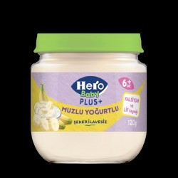 Hero Baby Muzlu Yoğurtlu Kavanoz Mama 120 Gr