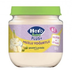 Hero Baby Plus Muzlu Yoğurtlu Kavanoz Mama 120 Gr