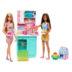 HJY94  Brooklyn ve Malibu Pasta Yapıyor Oyun Seti