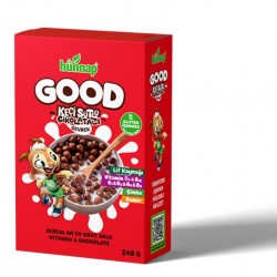 Hünnap Keçi Sütlü Çikolata ve Vitamin Tahıllı Glutensiz Gevrek 240 Gr