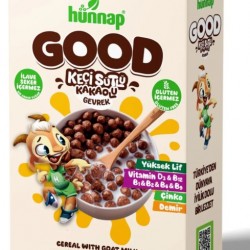 Hünnap Keçi Sütlü Kakao ve Vitamıin Tahıllı Glutensiz Gevrek 240 Gr