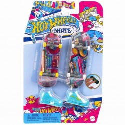 HXL17  Skate Retro Temalı İkili Parmak Kaykay ve Ayakkabı Paketi