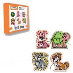 KAL-1019-1020 Chiva, Ahşap İp Geçirme- Safari Hayvanlar KAL-1019-1020 Chiva, Ahşap İp Geçirme- Safari Hayvanlar