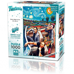 NessiWorld Starry Night of Art Puzzle 1000 Parça