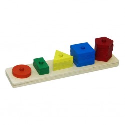 Kutulu Ahşap Geometrik Şekiller Kutulu Ahşap Geometrik Şekiller
