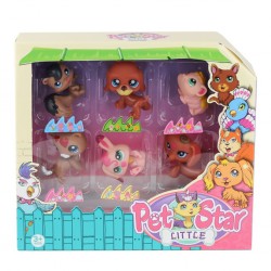 KZL-3046A2 Pet Star 6'lı NessiWorldş Seti -Kızılkaya Oyuncak