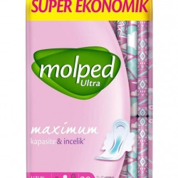 Molped Ultra Anatomik Uzun Ped Süper Eko 20 Adet