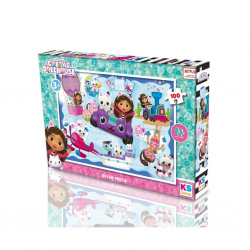 NessiWorld Gabby's Dollhouse Puzzle 100 Parça
