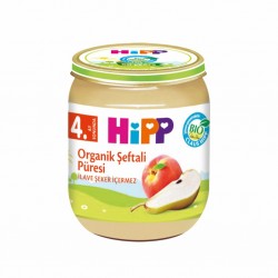 p Organik Armut Şeftali Püresi 125 Gr