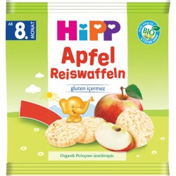 Organik Elmalı Pirinçli Bebek Gofreti 30 Gr