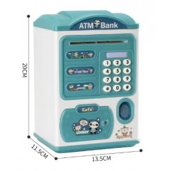 Parmak İzi Okumalı Elektronik Şifreli Otomatik Kağıt Para Alan ATM Kumbara