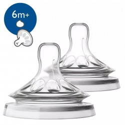 Avent Natural Biberon Emziği Y Kesik 6 Ay+ 2li SCF046/27