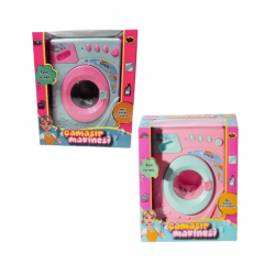 Pilli Işıklı ve Sesli Küçük Çamaşır Makinesi 02603