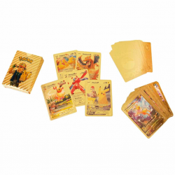 Pokemon Starter Kartları Gold 55'li Paket